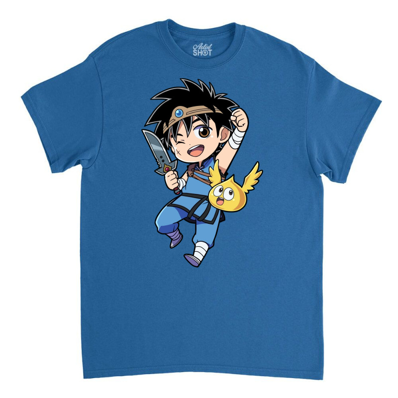 Dragon Warrior Dai X Gomechan   Dragon Quest Classic T-shirt by matrismonzono | Artistshot