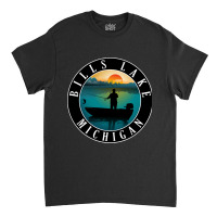 Limited Edition Bills Lake Fishing Michigan Sunset Classic T-shirt | Artistshot