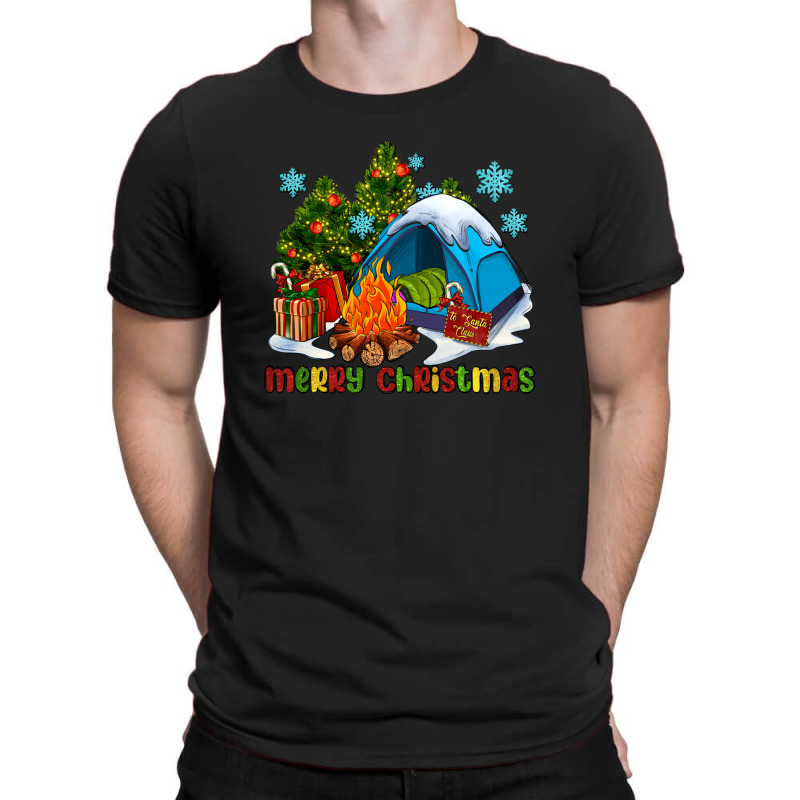 Merry Christmas Camp T-shirt | Artistshot