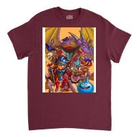 Dragon Warrior Quest Art V 2 Classic T-shirt | Artistshot