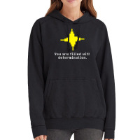 Undertale   Determination Point Vintage Hoodie | Artistshot