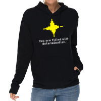 Undertale   Determination Point Lightweight Hoodie | Artistshot