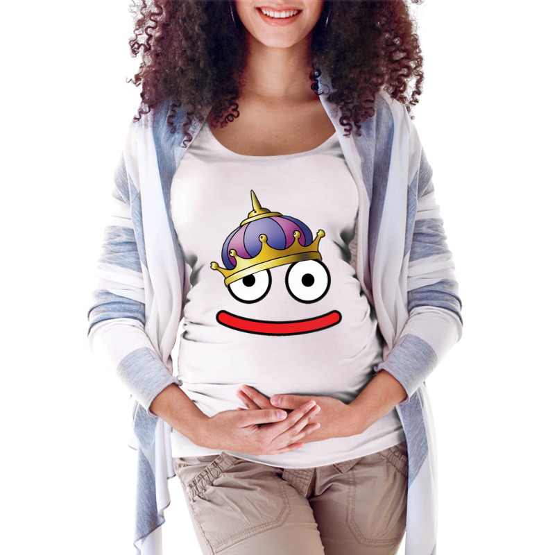 Dragonquest King Slime Maternity Scoop Neck T-shirt by matrismonzono | Artistshot