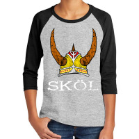 Hot Trend Skol Viking Helmet Nordic Horned Helmet Norse Mythology Youth 3/4 Sleeve | Artistshot