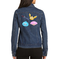 Dragonquest Pack Ladies Denim Jacket | Artistshot