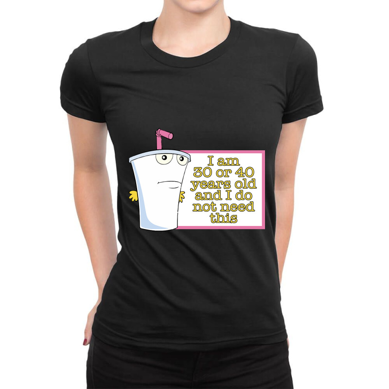 Trending 30 Or 40 Ladies Fitted T-Shirt by Mcrae Murry | Artistshot