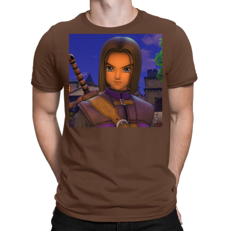 Hero Portrait   Dragon Quest Xi T-Shirt by knpckrusevf | Artistshot