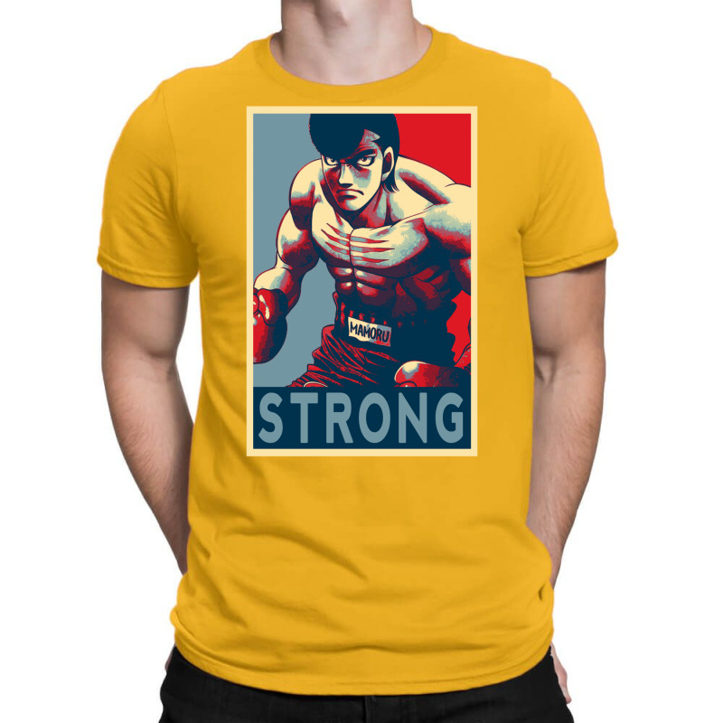 Mamoru Takamura Strong Hajime No Ippo T-Shirt by lecykwaffe2 | Artistshot