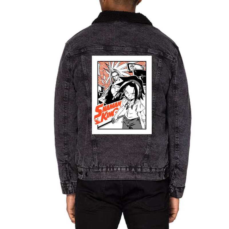 Shaman King Amidamaru Poster 1 Unisex Sherpa-Lined Denim Jacket by JudithPlagmann | Artistshot