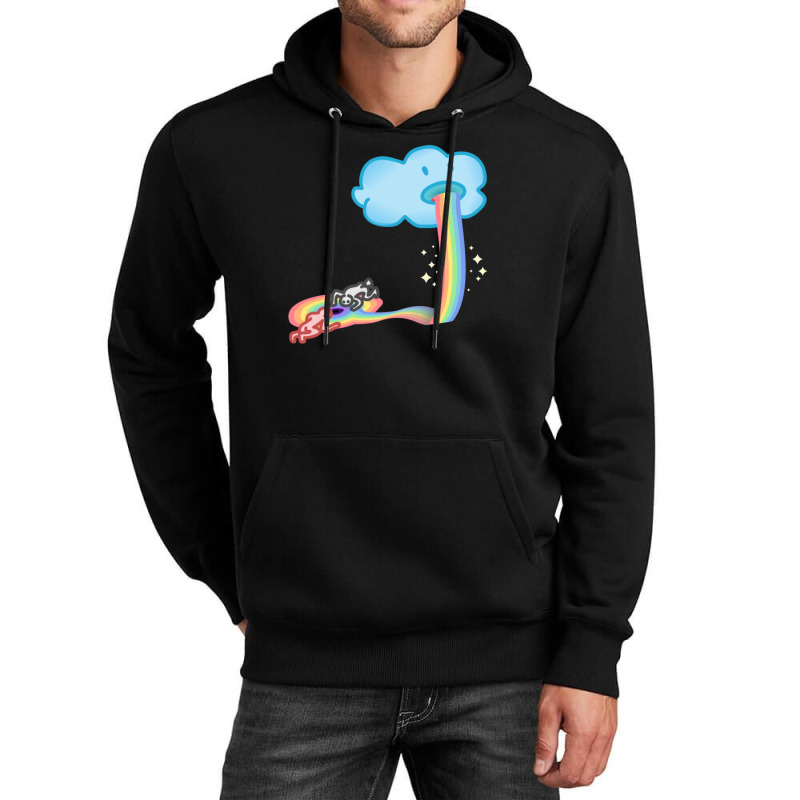 Rainbow Sickness Consumerism Unisex Hoodie by GEORGESOCE | Artistshot