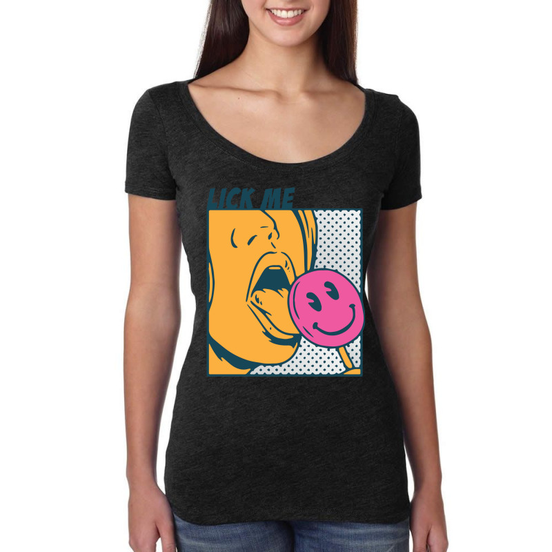 Lick Me Women's Triblend Scoop T-shirt by SarongS | Artistshot