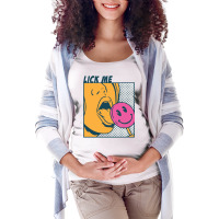 Lick Me Maternity Scoop Neck T-shirt | Artistshot