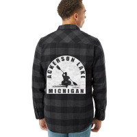 Trending Ackerson Lake Kayaking Michigan Flannel Shirt | Artistshot