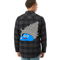 Dragon Quest Sea Slime Flannel Shirt | Artistshot