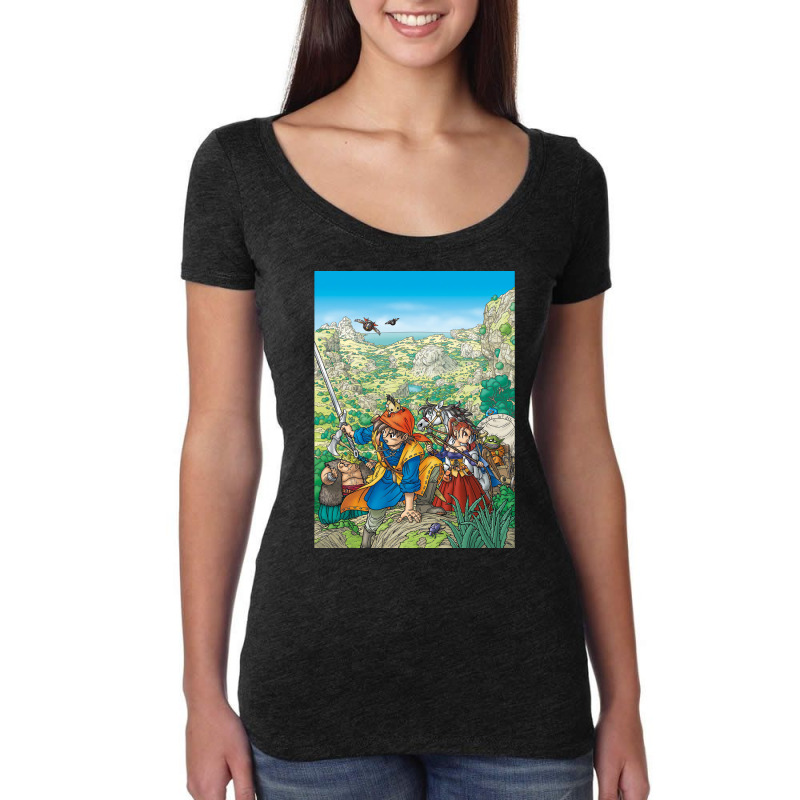 New Dragon Quest Women's Triblend Scoop T-shirt by quilebsapievl | Artistshot