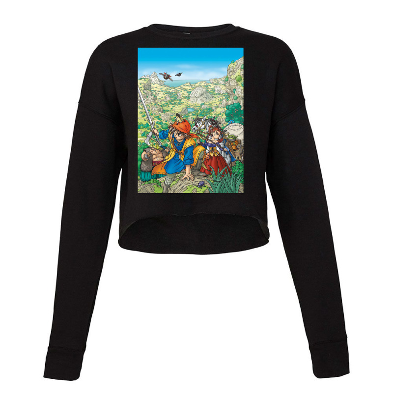 New Dragon Quest Cropped Sweater by quilebsapievl | Artistshot