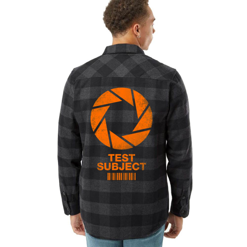 Test Subject Orange Flannel Shirt | Artistshot