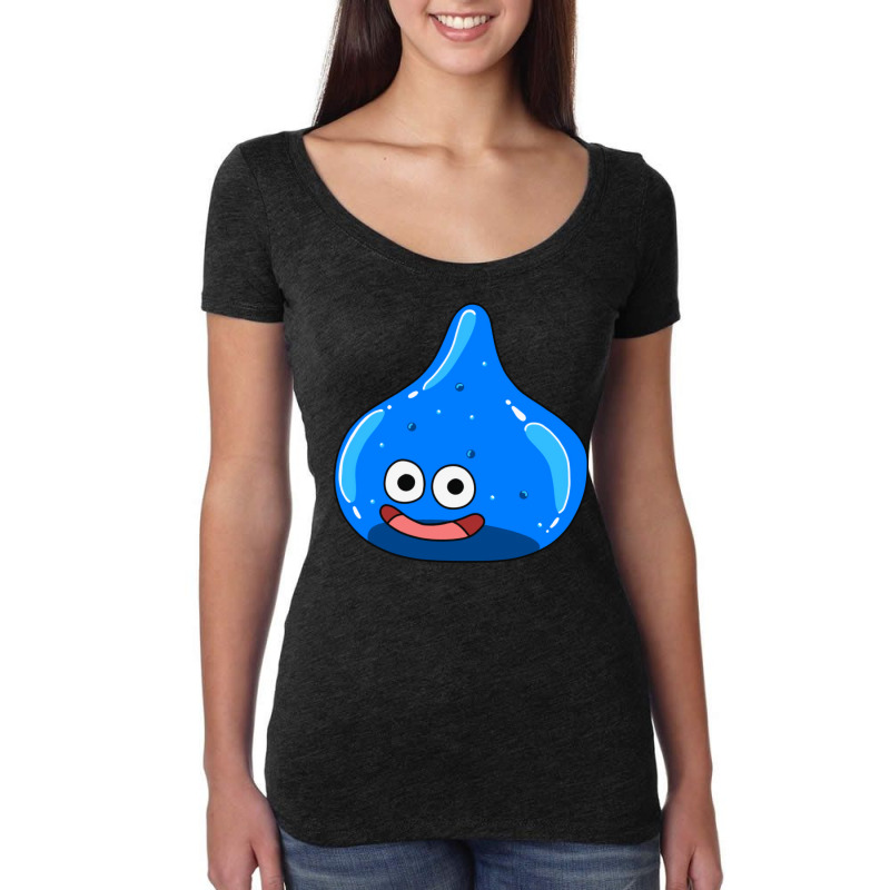 Dragon Quest Slime Bubbly Women's Triblend Scoop T-shirt by casonedionq | Artistshot