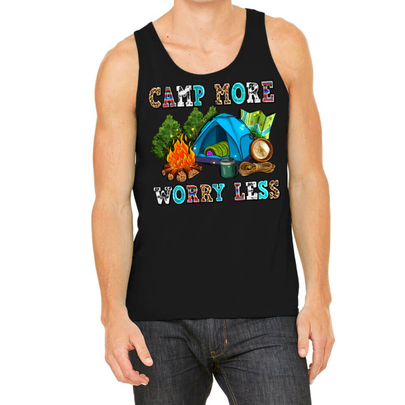 Camp More Worry Less Tank Top | Artistshot