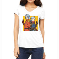 Dragon Quest Teacher Avan Life Stages Women's V-neck T-shirt | Artistshot