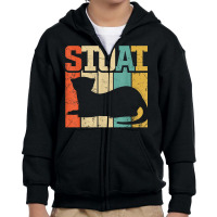 Vintage Stoat Short-tailed Weasel Ermine Youth Zipper Hoodie | Artistshot