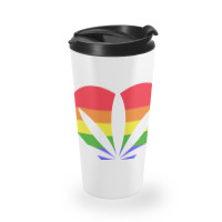 Limited Edition Pride Weed Heart Travel Mug | Artistshot