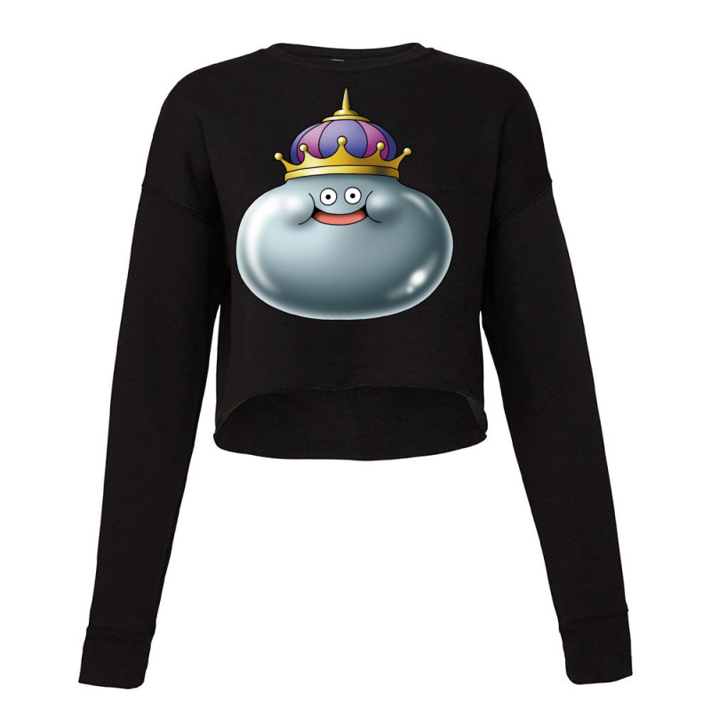 King Metal Slime   Dragon Quest Cropped Sweater by knpckrusevf | Artistshot