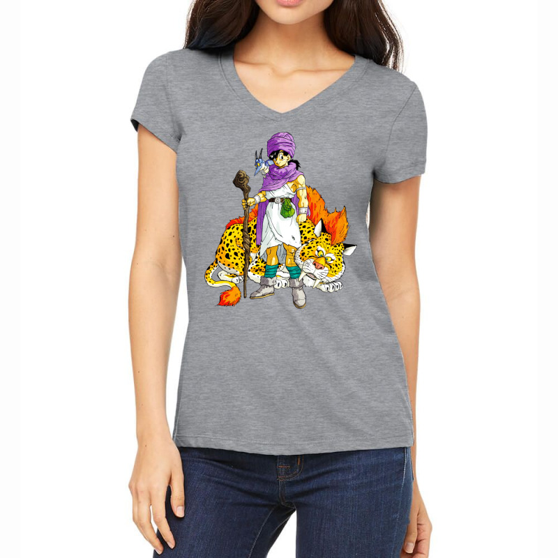 Dragon Quest V 1 Women's V-Neck T-Shirt by casonedionq | Artistshot