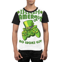 Gamer Girl St Patricks Day Game Gaming Zero Lucks Given Graphic T-shirt | Artistshot