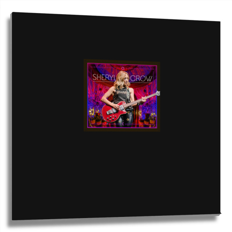 Kehadiranmu Sheryl Crow Bintang Metal Print Square | Artistshot