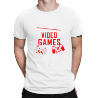 V Is For Video Games Funny Valentines Day Gamer Gift T-shirt | Artistshot