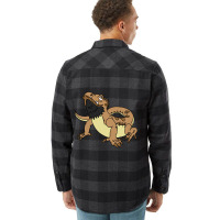 Limited Edition Cartoon Bearded Dragon Flannel Shirt | Artistshot