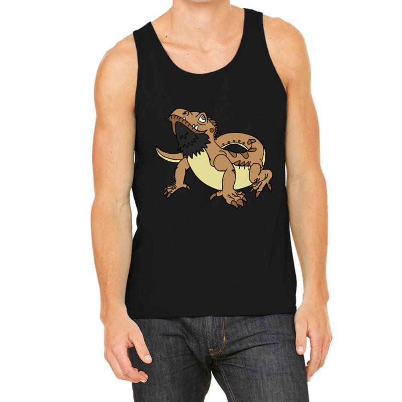 Limited Edition Cartoon Bearded Dragon Tank Top by Pannell Quintero | Artistshot