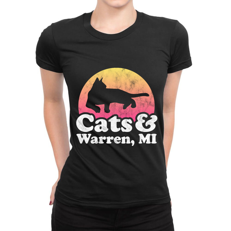 Hot Trend Cats And Warren Gift For Men, Women, Kids Ladies Fitted T-Shirt by Pannell Quintero | Artistshot