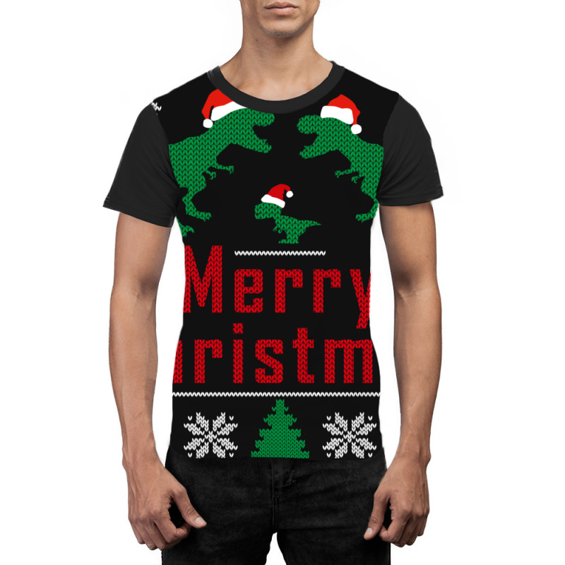 Christmas Dinosaur Rex Pajamas Men Boys Kids Gifts  Christmas Dinosaur Graphic T-shirt | Artistshot