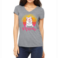 Dog Lover Gift T  Shirt Funny Finnish Lapphund Dog Mom Gift Idea T  Sh Women's V-neck T-shirt | Artistshot