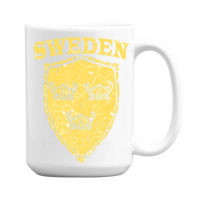 Hot Trend Sweden Swedish Vikings Viking Sverige Flag Shield Helmet 15 Oz Coffee Mug | Artistshot