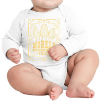 Morels Team Mushroom Hunting Mycologist Mycology Graphic T Shirt Long Sleeve Baby Bodysuit | Artistshot