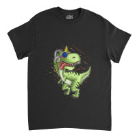 Dino And Headphones T Shirt Premium Classic T-shirt | Artistshot