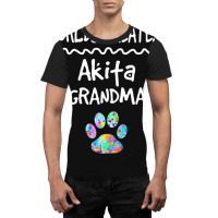 Hot Trend Worlds Greatest Akita Grandma Cute Dog Paw Print Pet Love Graphic T-shirt | Artistshot