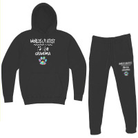 Hot Trend Worlds Greatest Akita Grandma Cute Dog Paw Print Pet Love Hoodie & Jogger Set | Artistshot