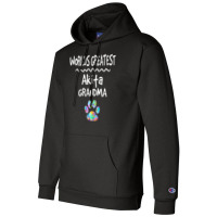 Hot Trend Worlds Greatest Akita Grandma Cute Dog Paw Print Pet Love Champion Hoodie | Artistshot