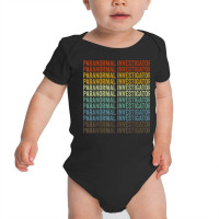 Paranormal Investigator Ghost Hunting T Shirt Baby Bodysuit | Artistshot