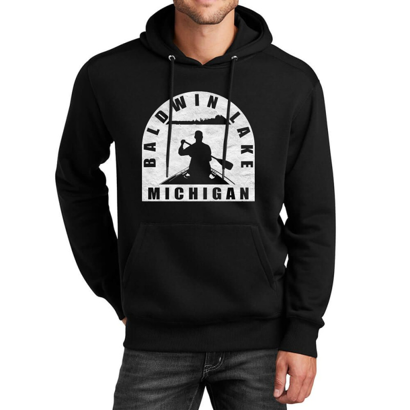 Trending Baldwin Lake Canoeing Michigan Unisex Hoodie | Artistshot