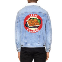 Team Karaage Unisex Sherpa-lined Denim Jacket | Artistshot