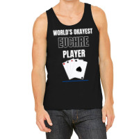 Worlds Okayest Euchre Player Card Games Tank Top | Artistshot