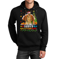 Rottweiler Riding Red Truck Merry Christmas Dog Lover Giftss 4 Unisex Hoodie | Artistshot