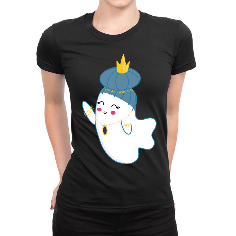 Limited Edition Little Ghost Ornate Ladies Fitted T-Shirt by Box Bingham | Artistshot