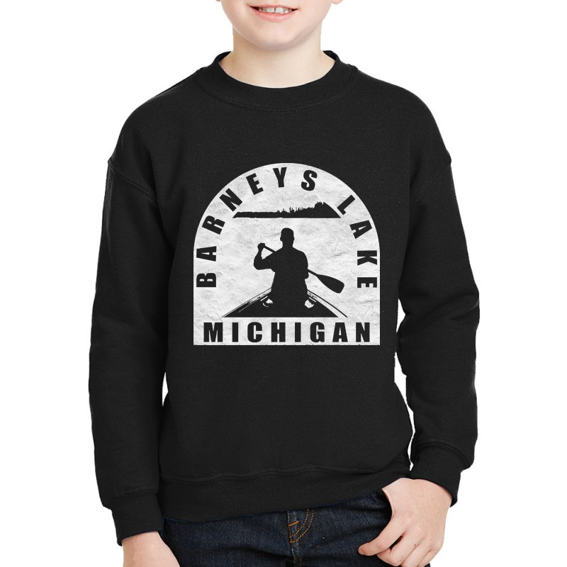 Trending Barneys Lake Canoeing Michigan Youth Sweatshirt by webberkyla | Artistshot