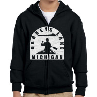 Trending Barneys Lake Canoeing Michigan Youth Zipper Hoodie | Artistshot